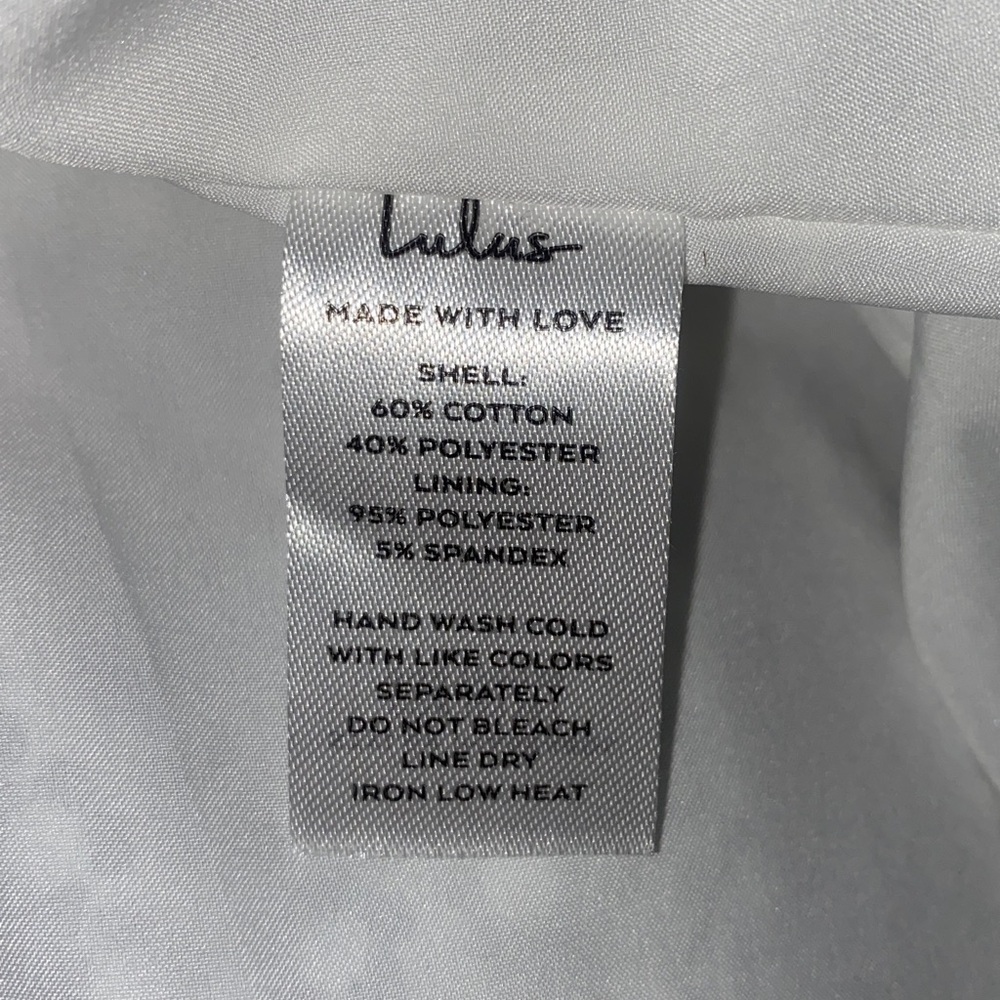 NWOT LuLus  Lined Dress With Smocking Detail - Picture 7 of 7
